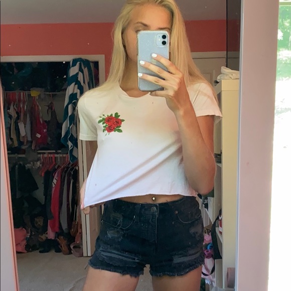 rose crop tee - Picture 3 of 4